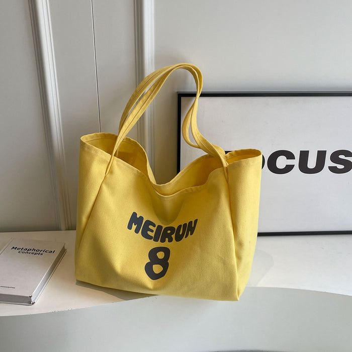 Wholesale Canvas bag for class commuting, shoulder bag, versatile tote bag, large capacity outdoor tote bag