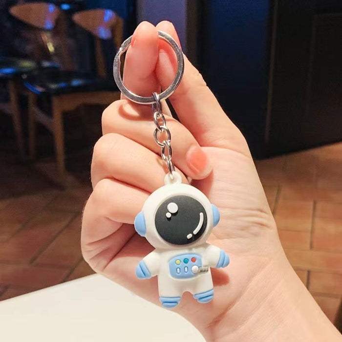 Wholesale Keychain PVC Soft Rubber Astronaut Stereo Pendant