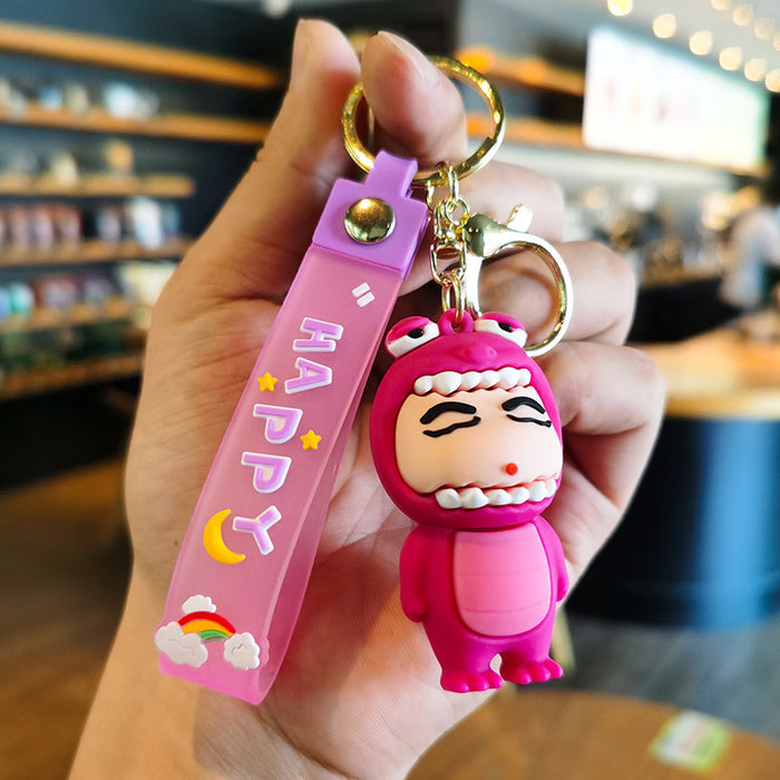 Wholesale Silicone Cartoon Doll Keychain JDC-KC-Tingm143