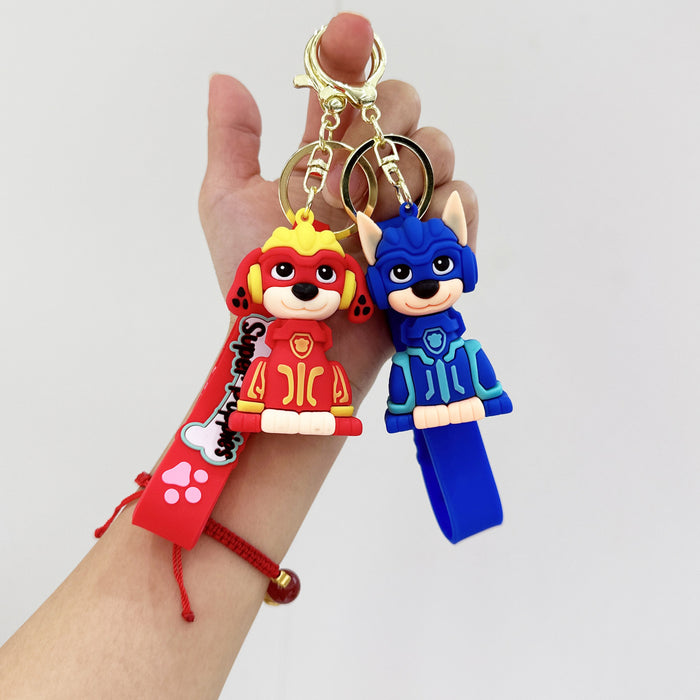 Wholesale Silicone Cartoon Dog Keychain JDC-KC-YuKun004