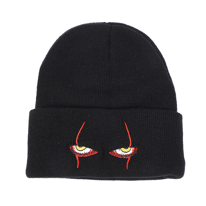 Wholesale Eye Embroidery Knitted Beanie JDC-FH-Shengn014