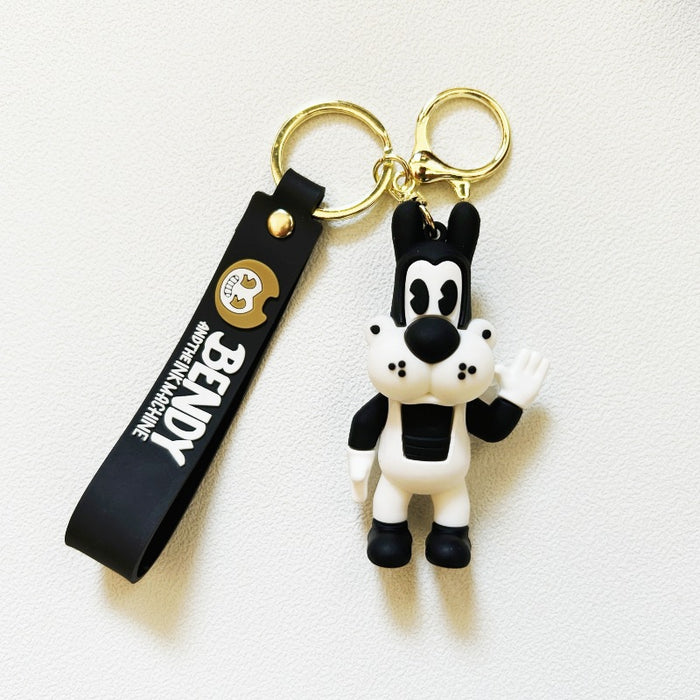 Wholesale Cartoon Dog Doll Silicone Keychain (F) JDC-KC-Chucheng001