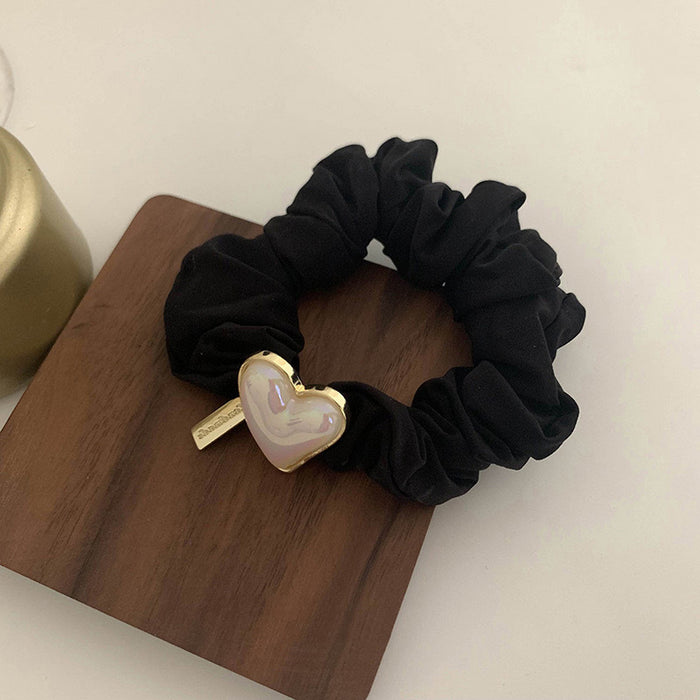 Wholesale Bow Pearl Hair Scrunchies JDC-HS-Yika004