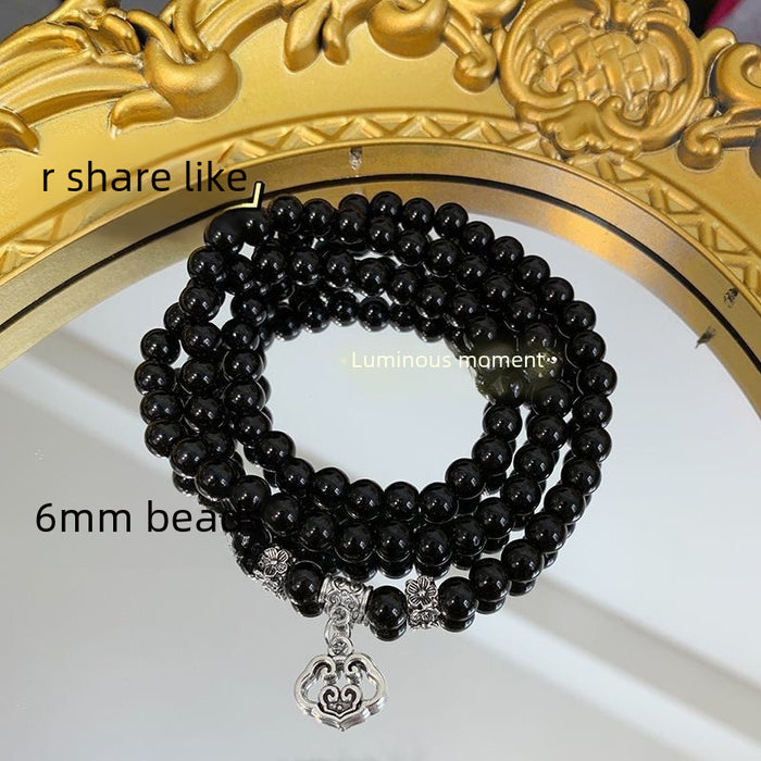 Wholesale Beaded double-layer bracelet, retro new style bracelet, personalized and versatile bracelet accessory