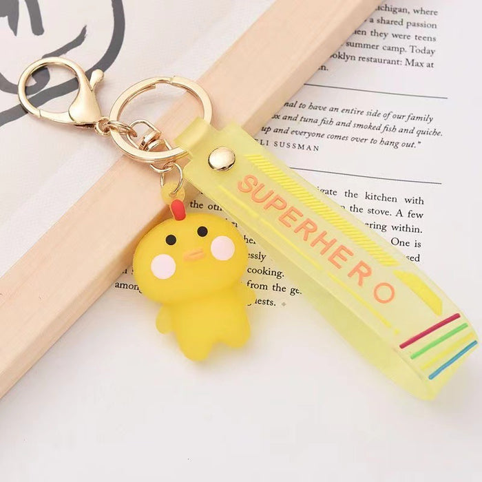 Wholesale Cartoon  Cute Key Chain  Key Pendant School Bag Hanging Doll Keychain