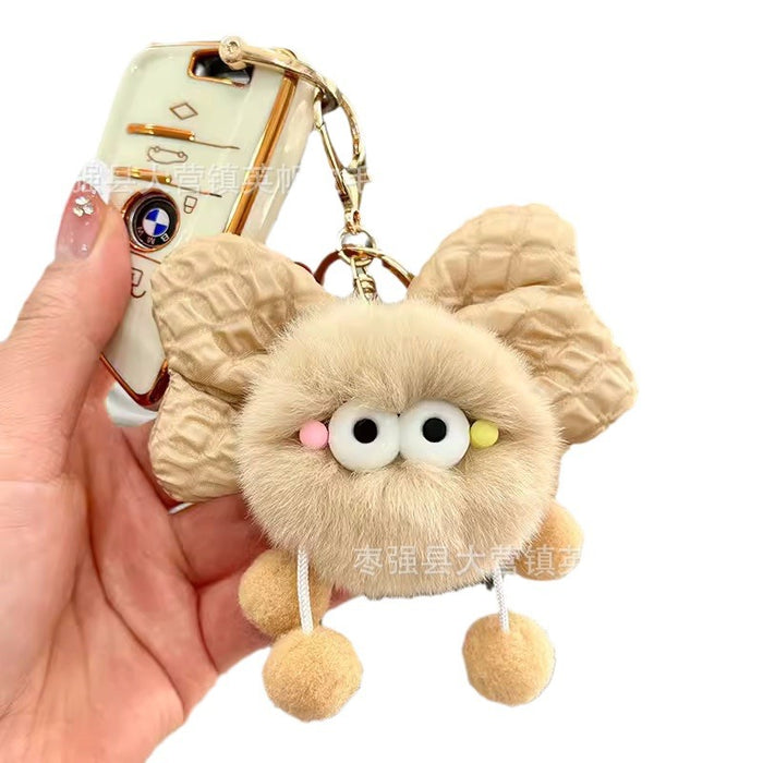 Wholesale Bow Briquettes Plush Keychain JDC-KC-YingF002