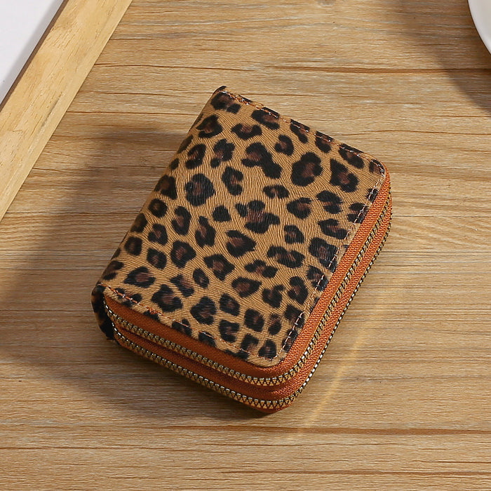 Wholesale Leopard Print Multi-Functional Card Holder Wallet