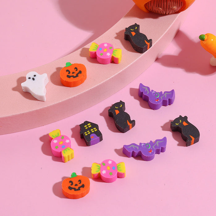 Wholesale Halloween Cartoon Erasers TPR - Cute Craft Supply for Kids
