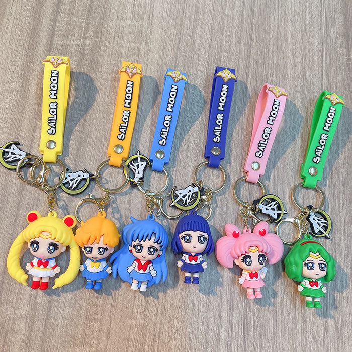 Wholesale Cartoon Doll PVC Keychain JDC-KC-JinG033