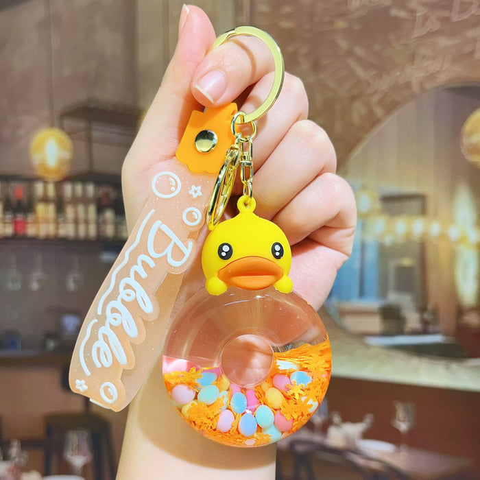 Wholesale Cartoon Doll Silicone Keychain JDC-KC-MingT259