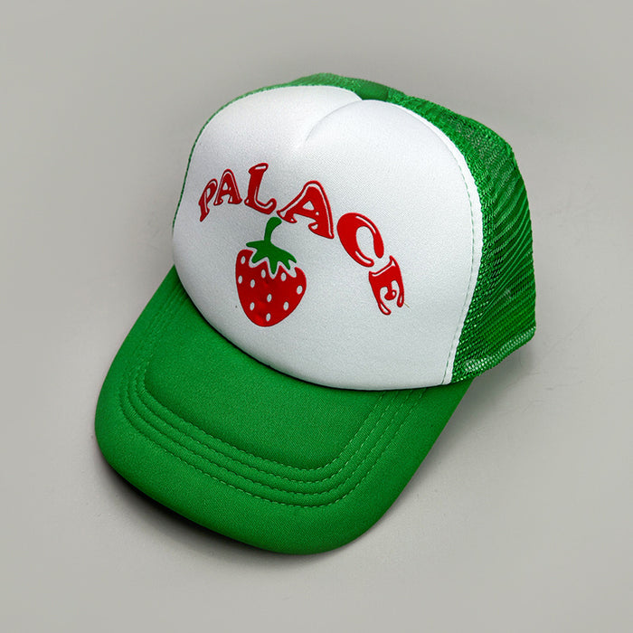 Wholesale Color matching Strawberry Letter cruise ship anime printing baseball cap