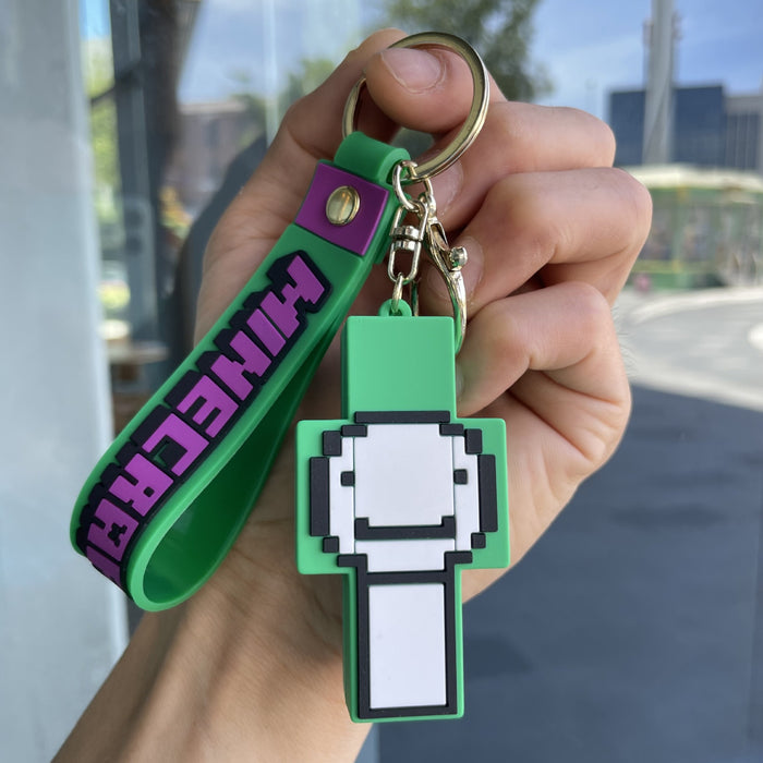 Wholesale Cartoon Figure Building Block Keychain