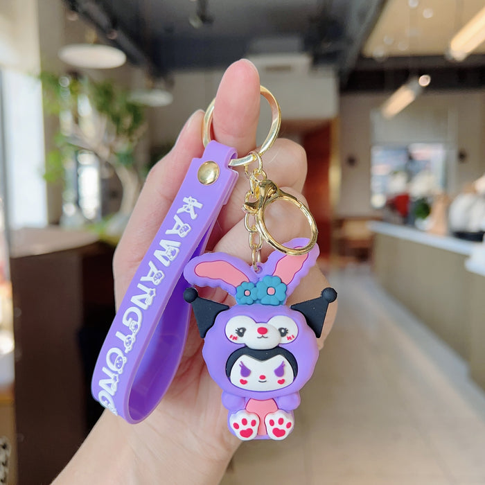 Wholesale Cute Cartoon Doll Silicone Keychain (S) JDC-KC-WC018