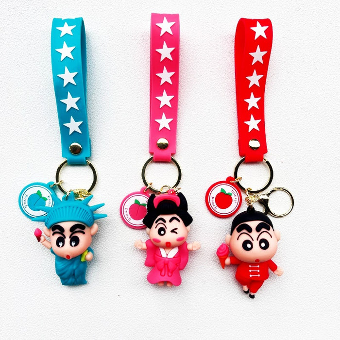 Wholesale PVC Cartoon Doll Keychain JDC-KC-WuYi168