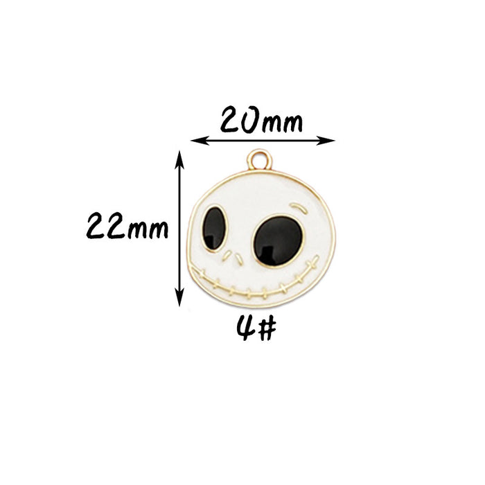 Wholesale 10pcs  Series  Alloy Dripping Oil Earrings Pendants Jewelry Accessories Factory