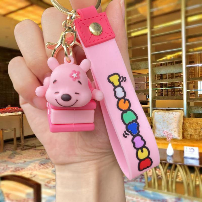 Wholesale Cartoon Silicone Doll Keychain JDC-KC-MingT250