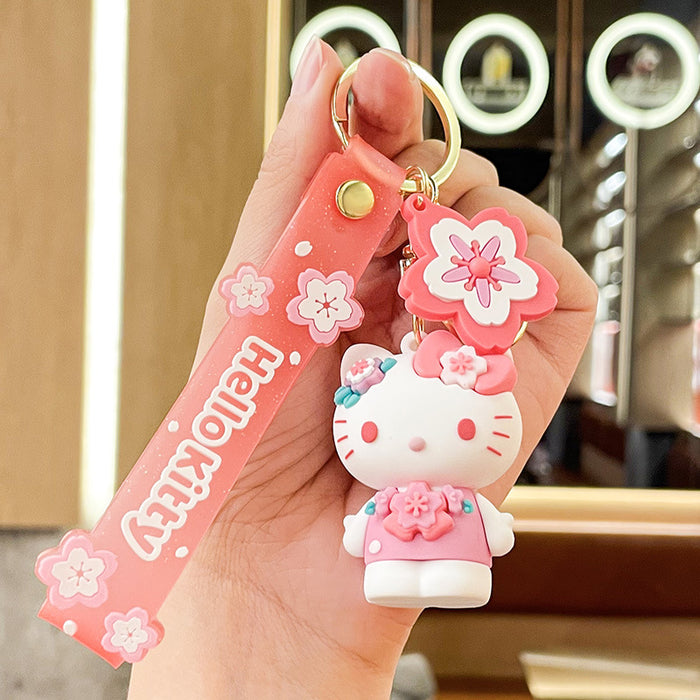 Wholesale Silicone Cartoon Doll Keychain JDC-KC-Benxin013