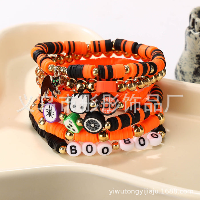 Wholesale  colorful soft y bracelet personality  niche bracelet suit