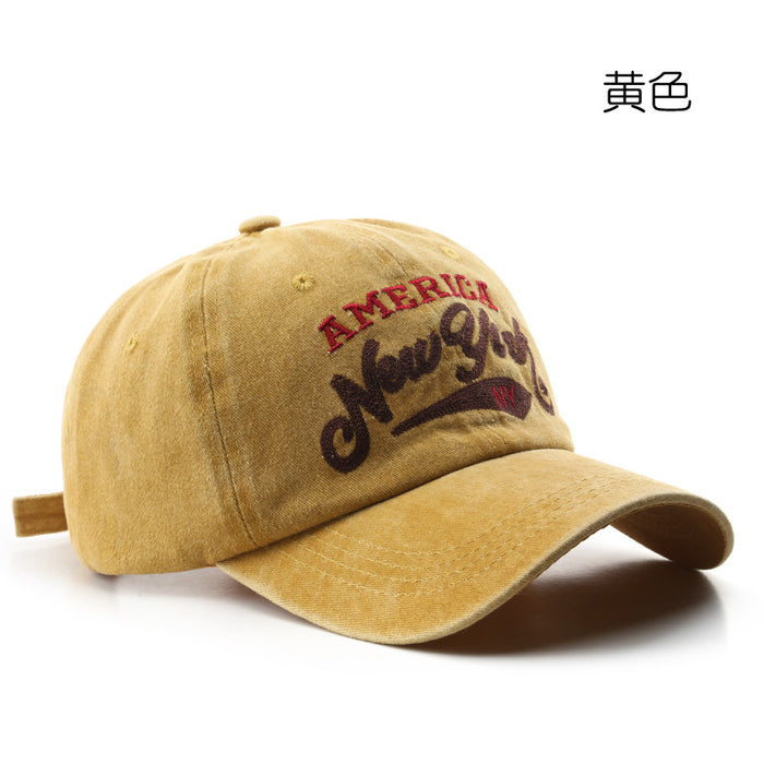 Wholesale Cotton Fashionhats Baseball Caps Vintage Letter Embroidery JDC-FH-TuL007