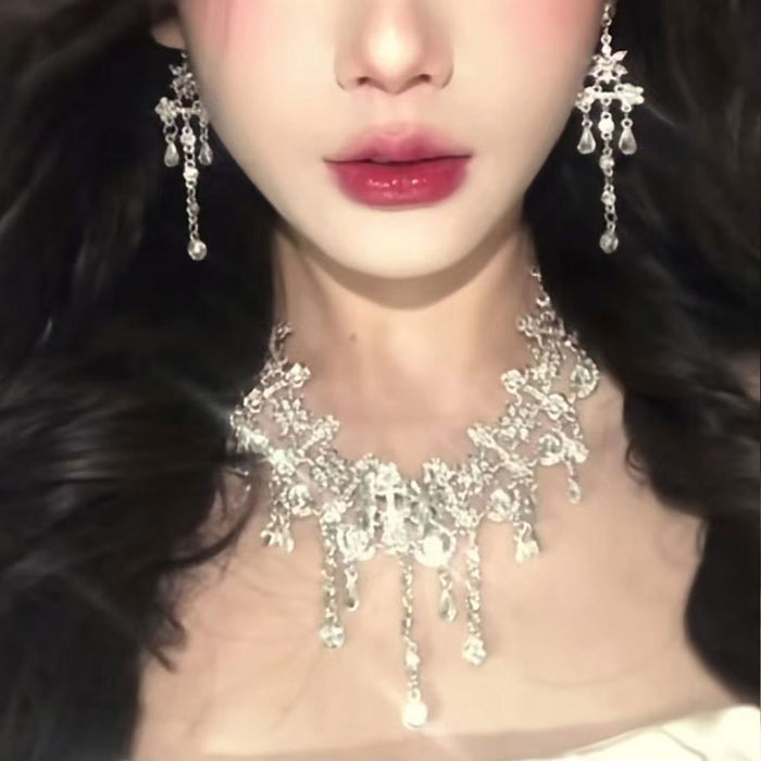 Wholesale Necklace Summer Clavicle Chain Bridal Wedding Dress Exaggerated Accessories