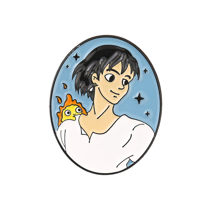 Wholesale Trendy Anime Metal Brooch Pin Cartoon Design Fashion Accessory For Girls Boys Resale