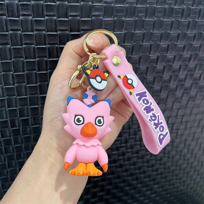 Wholesale Cartoon Cute Silicone Keychains JDC-KC-JinB023