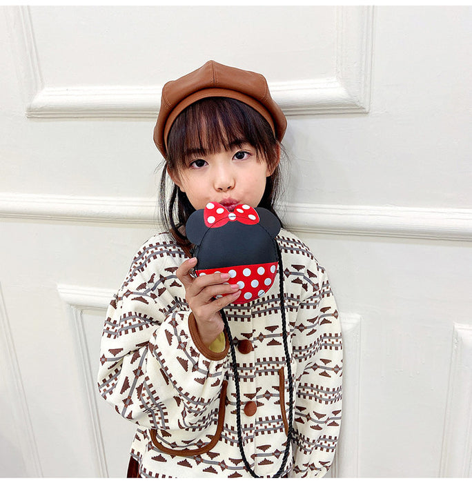 Wholesale Children's bag, shoulder bag PU crossbody bag, trendy mini wallet