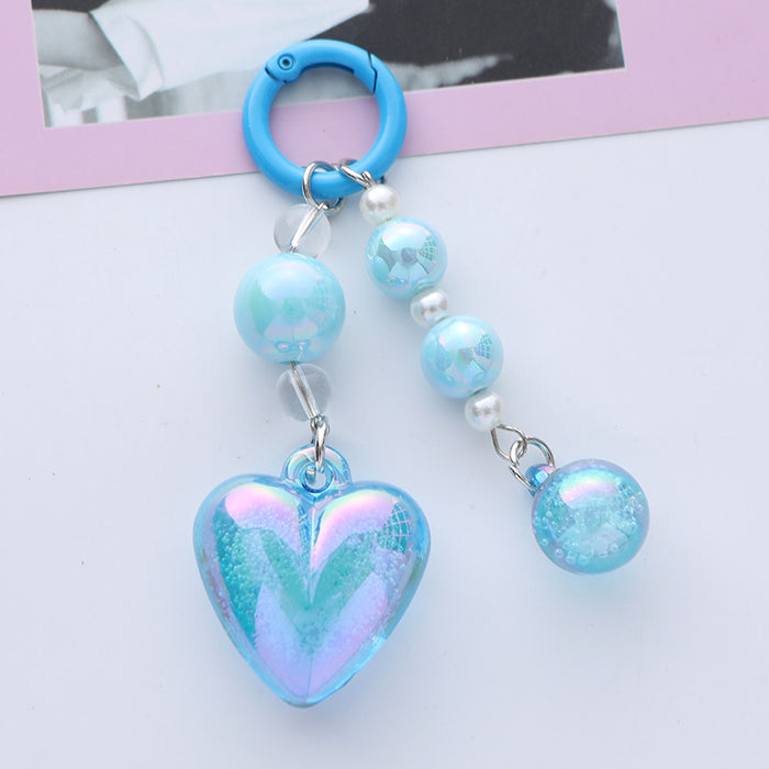 Wholesale  Acrylic Car Keychain Pendant  Accessories Headset Bag Decoration