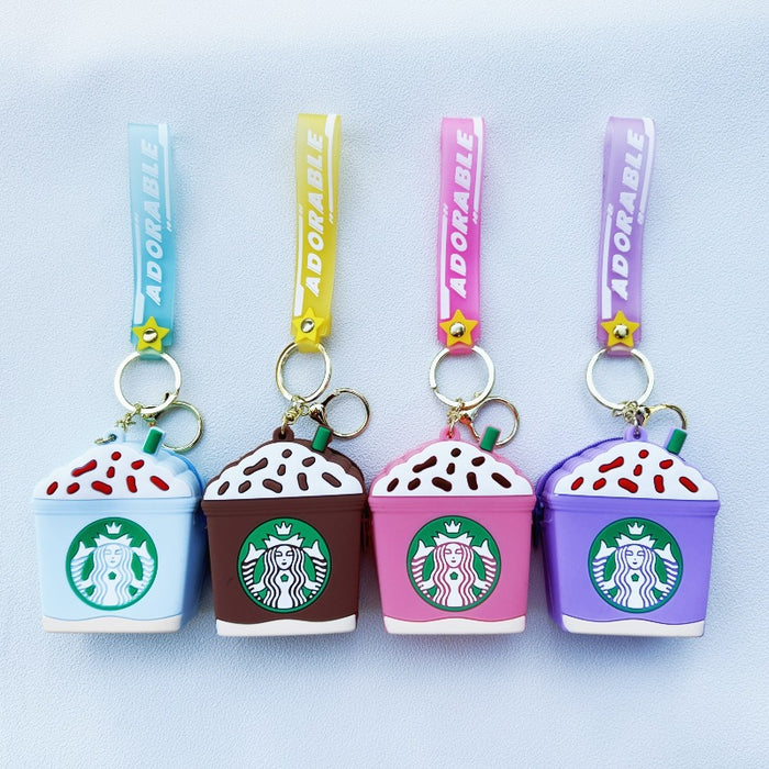 Wholesale Creative Coffee Cup Keychain JDC-KC-WuYi006