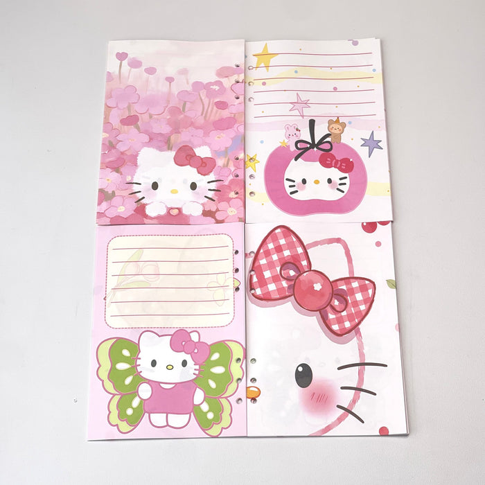Wholesale A5 Cartoon 6-Hole Ruled Loose Leaf Refill Paper 100 Sheets