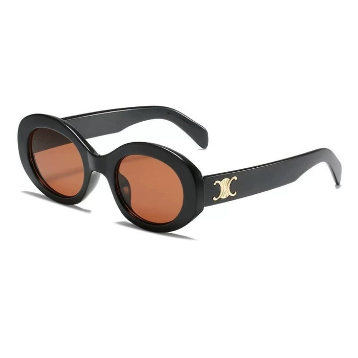 Wholesale Retro sunglasses, women's cat eyes, oval shaped, high-end, sun protection, UV protection, polarized sunglasses