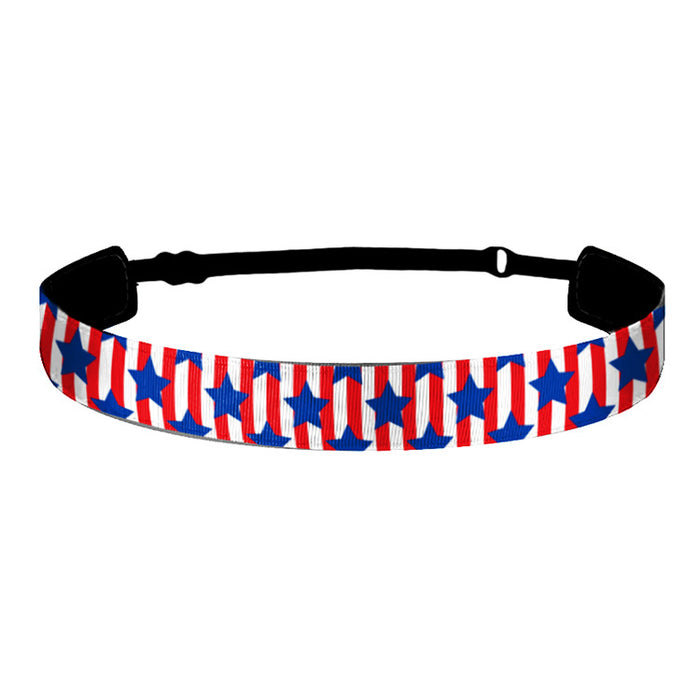 Wholesale 10PCS American Flag Independence Day Children's Sports Stretch Polyester Headband JDC-HD-GuanY009