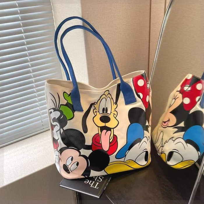Wholesale Canvas bag capacity bag new commuting cartoon