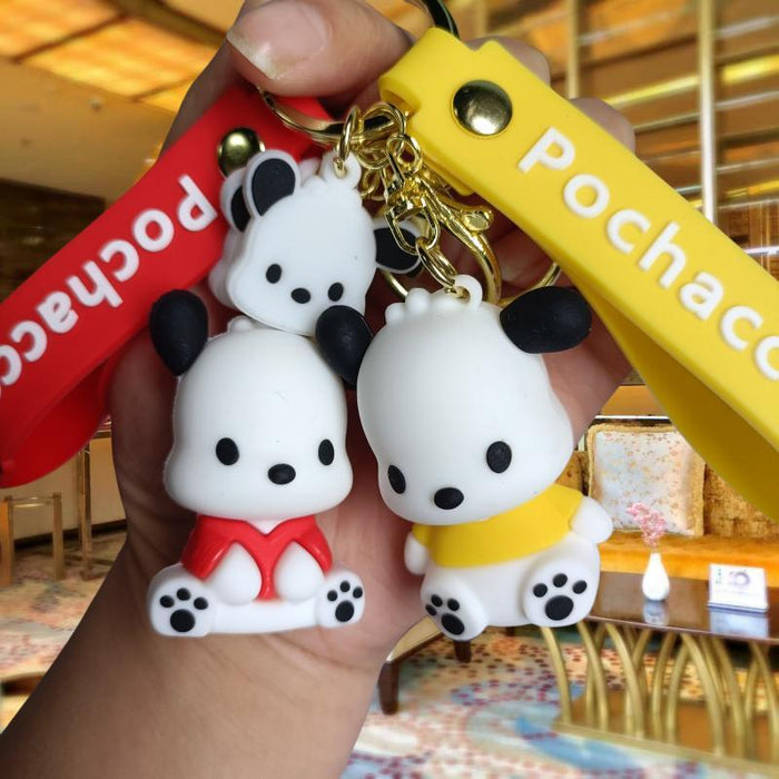 Wholesale Cartoon Silicone Doll Keychain JDC-KC-MingT041