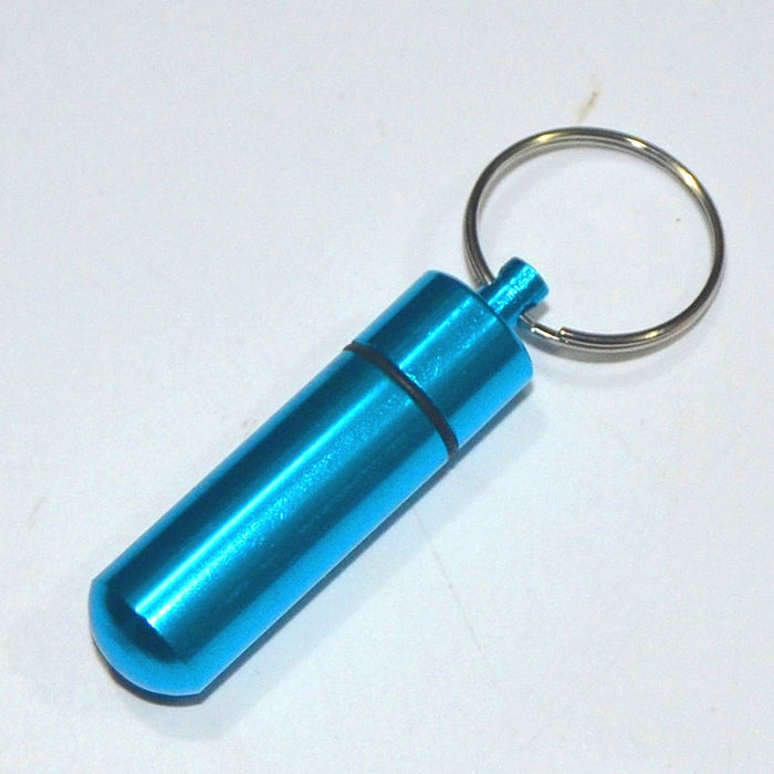 Wholesale Aluminum Alloy Pill Bottle Cartridge Keychain JDC-KC-KB001