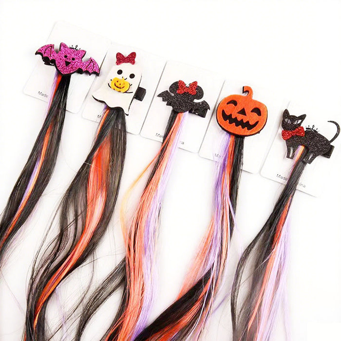 Wholesale Trendy Pumpkin  Hair Clip For Kids Costume Flowing Hair Accessory For Party Dance Performance