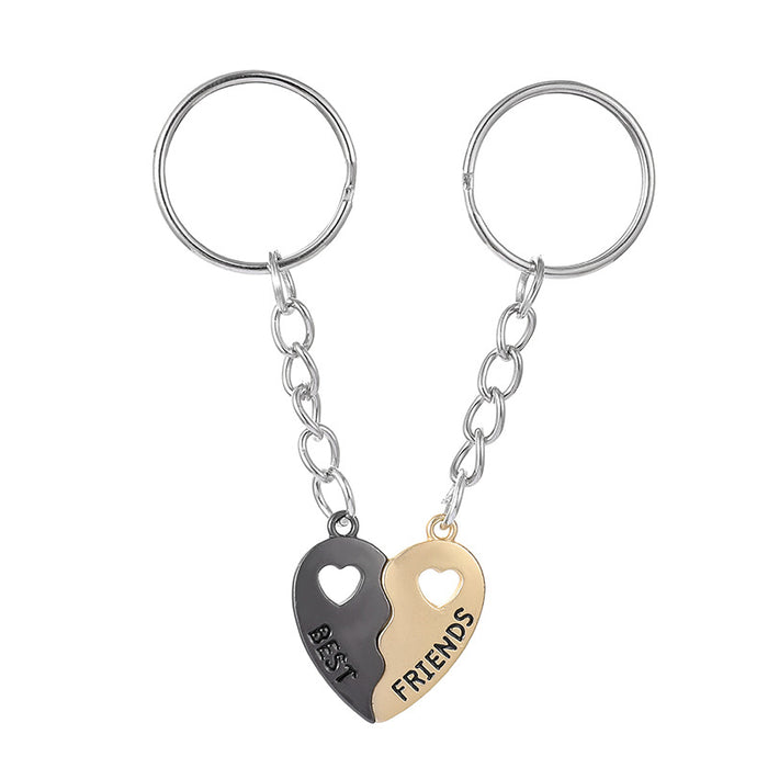 Wholesale Magnetic Heart Stainless Steel Keychain JDC-KC-JinZ008