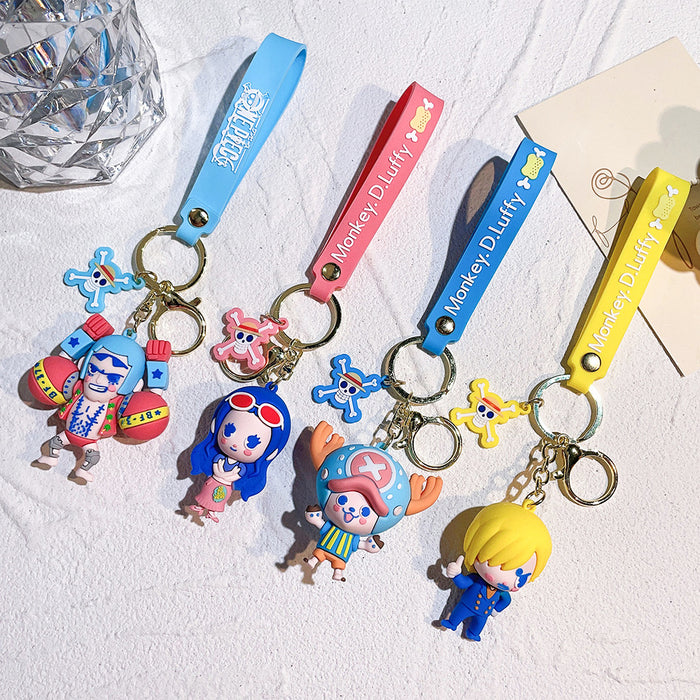 Wholesale Cartoon Doll PVC Keychain JDC-KC-Qiwei008