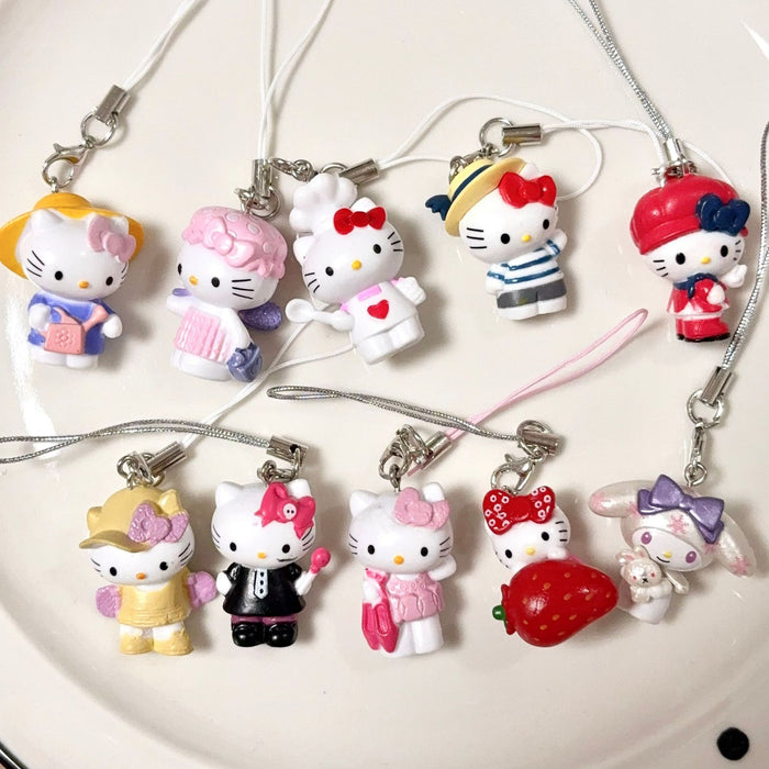 Wholesale Chef' s Hat Cat Keychain Charm