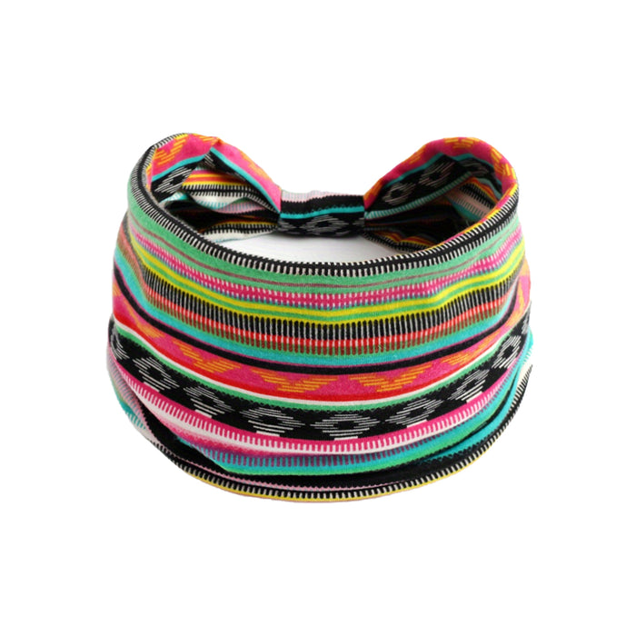 Wholesale Printed Cotton Headband Bohemian Hair Accessories Cashew Yoga Sports Headband Antiperspirant Sweat Absorbent Headband