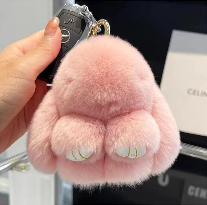 Wholesale  Fur Plush  Key Chain Pendant Plush Doll Bunny Bag Pendant Plush Doll