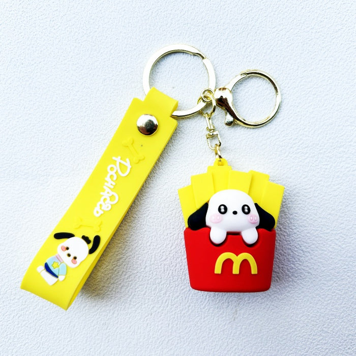 Wholesale PVC cartoon doll Keychain JDC-KC-WuYi091