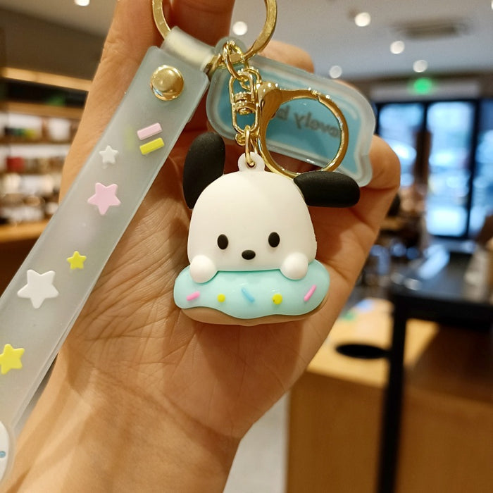 Wholesale Cartoon Doll Silicone Keychain JDC-KC-SuCheng003