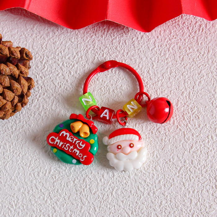 Wholesale Wreath Design Keychain Acrylic Resin Decorative