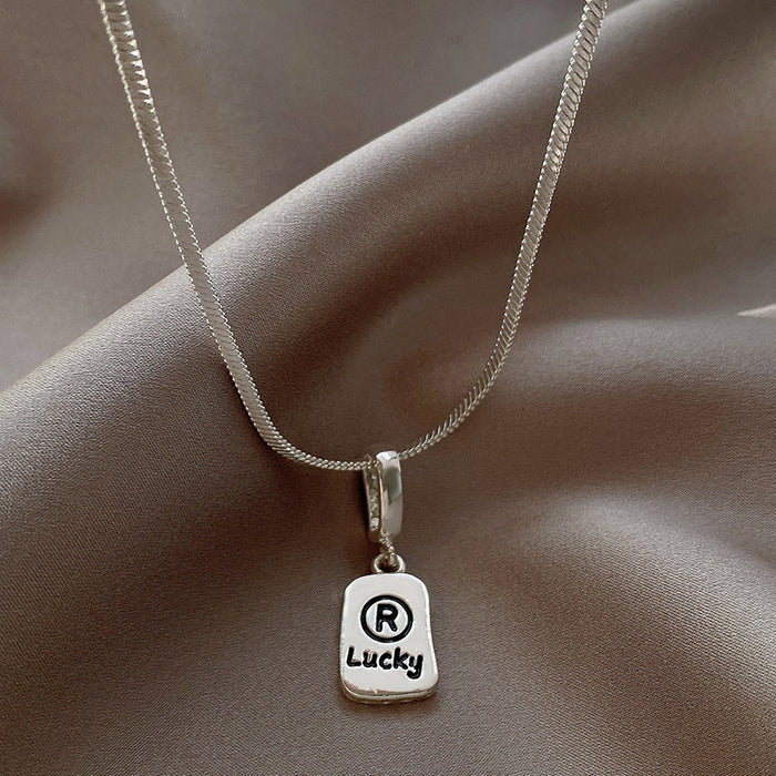 Wholesale Personalized double-sided necklace, simple autumn and winter sweater chain, irregular retro collarbone chain