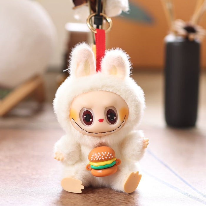 Wholesale Cute and cute second generation Coke vinyl rabbit pendant plush toy doll little rabbit bag pendant keychain