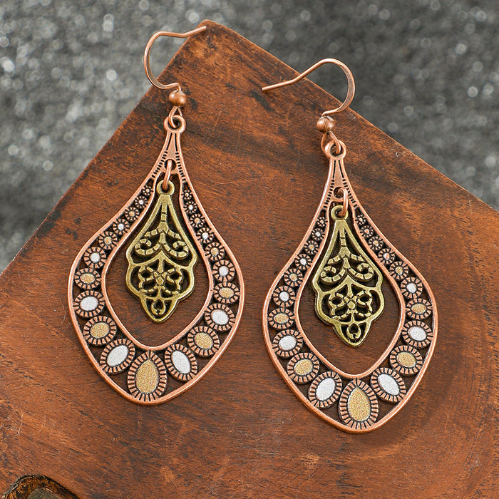 Wholesale Bohemian Artistic Vintage Tassel Earrings Zinc Alloy Jewelry Accessory MOQ≥2
