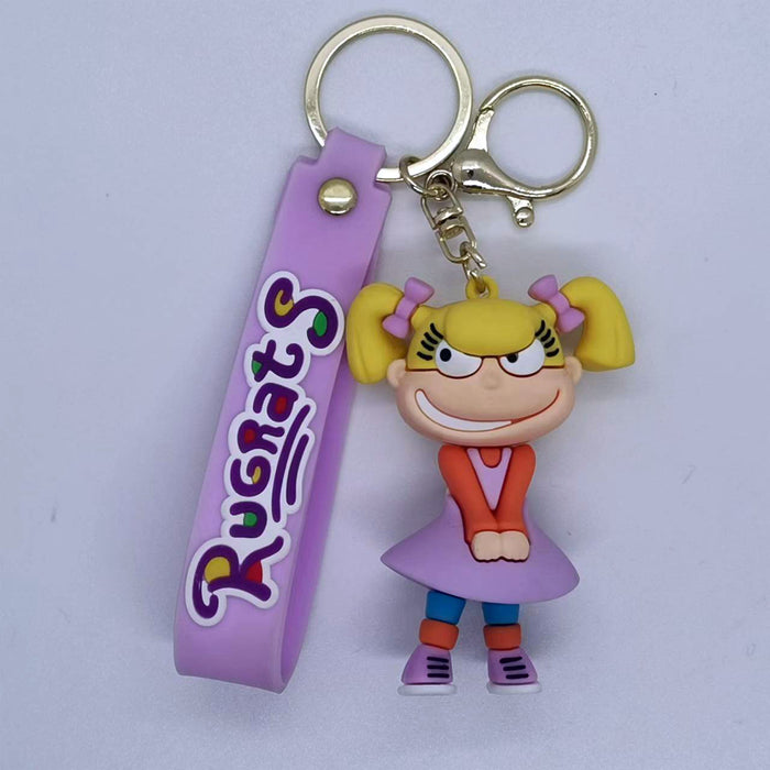 Wholesale cartoon naughty soldier modern primitive man key chain pendant bag car key chain