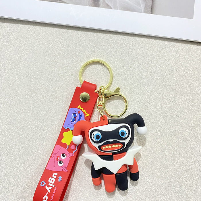 Wholesale Cartoon monster doll keychain