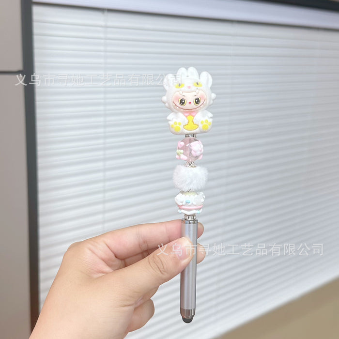 Wholesale DIY Cute Beaded Pen for Mobile Phones and Tablets Touch Screen Gel Ballpoint Pen